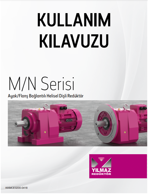 Merkez Motor | M Serisi / Helisel Dişli Ayaklı Redüktörler